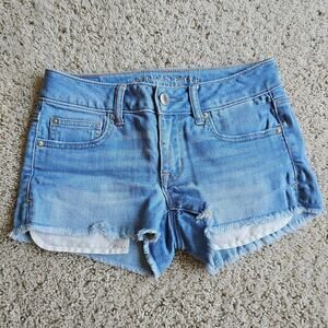 American Eagle Denim Shortie‎ Shorts Womens 2